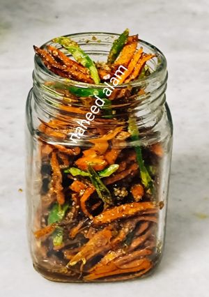 A picture of Haldi Ka Achar.