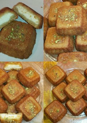 صورة لوصفة معمول مد بقشطة