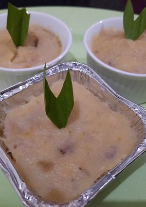 Foto resep Bingka pisang / pudding pisang / kadobok pisang