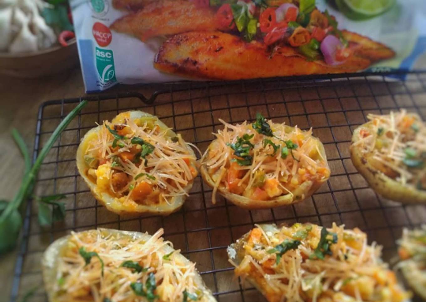Potato Baked Tilapia.