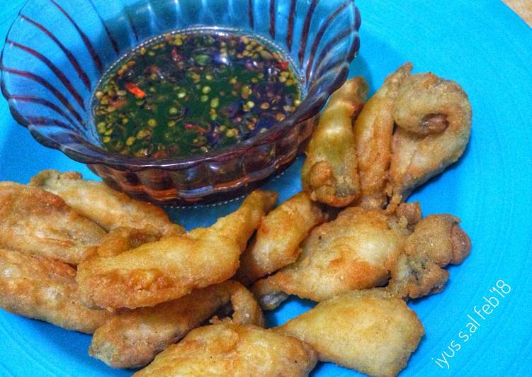 Kakap crispy (simple banget) + sambal kecap