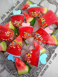 عکسی از دستور ❤️بستنی یخی هندوانه🍉