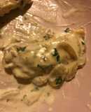 Pasta fresca rellena de setas