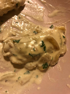 Una foto de Pasta fresca rellena de setas