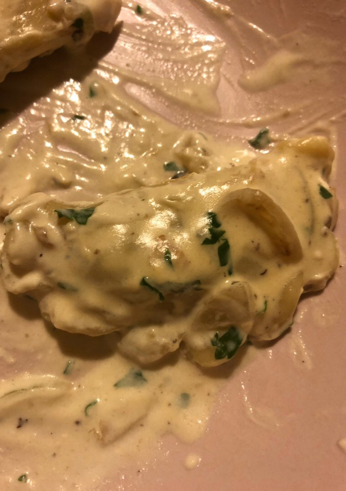 Una foto de Pasta fresca rellena de setas