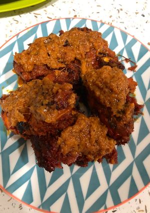 Gambar Ayam percik merah airfryer