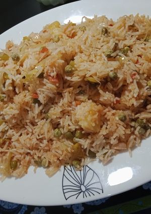 A picture of Vegetable Pulao.