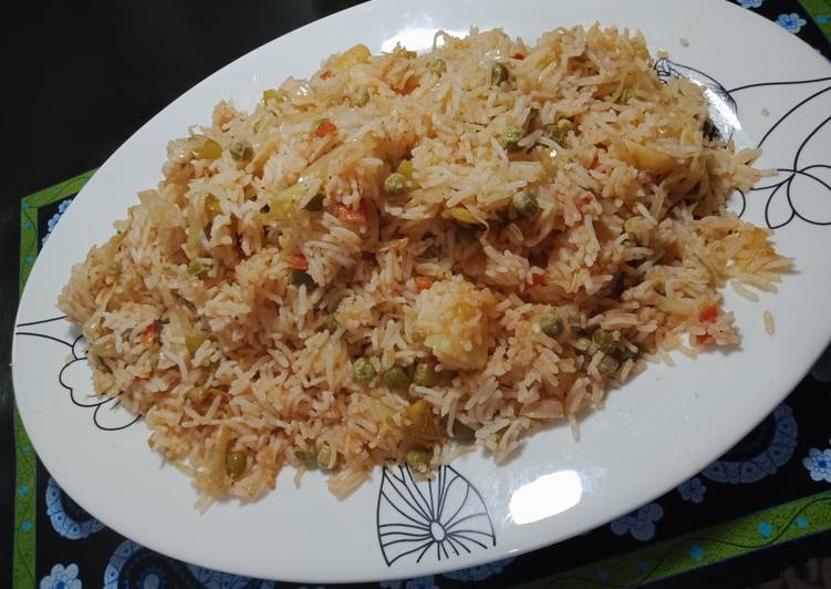 Steps to Prepare Any-night-of-the-week Vegetable Pulao