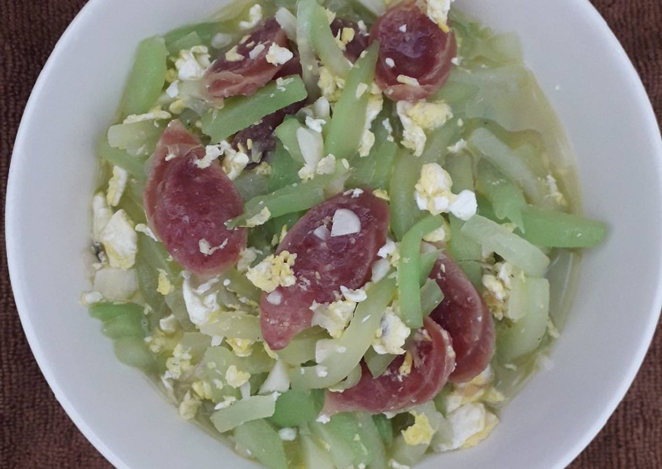 Tumis labu gurih menu anak