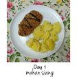 Ayam balut oatmeal