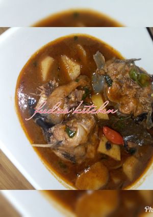 A picture of Catfish pepper soup.