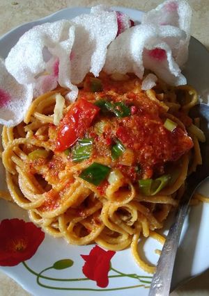 Foto resep Mie gomak /spaghetti nya orang Batak