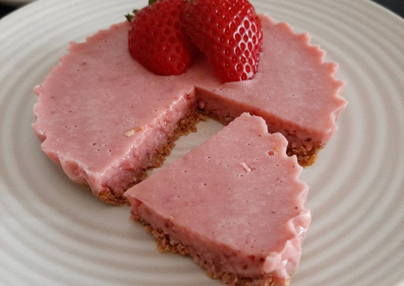 Cheesecake à la fraise