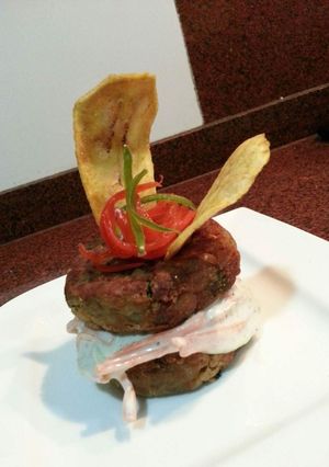 A picture of Banana kabab.