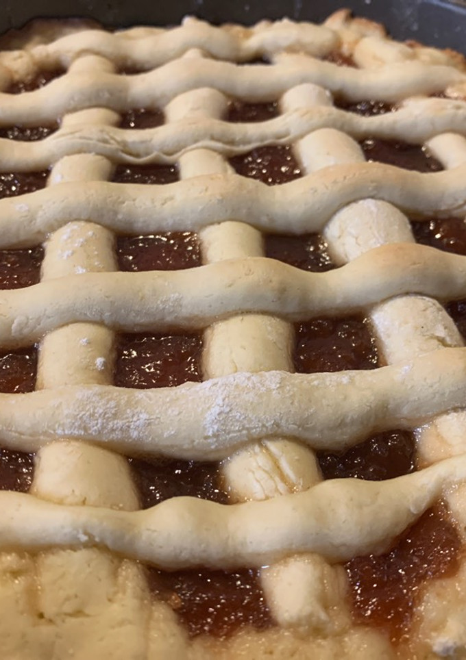 Una foto de Pasta Frola sin TACC