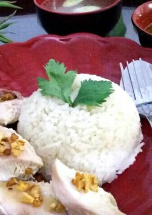 Foto resep Nasi Hainam Rice Cooker