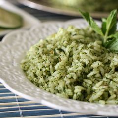 A picture of Pudina Rice.