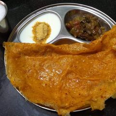 A picture of Millets masala neer dosa.