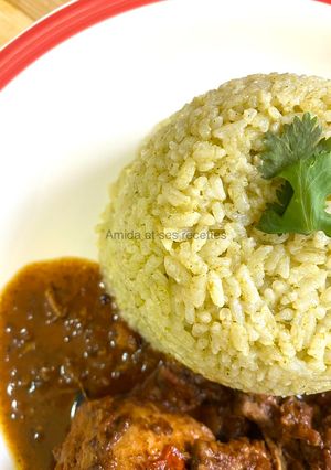 Une photo de Riz vert