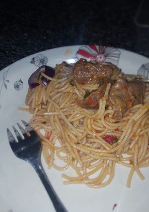 A picture of Spaghetti.