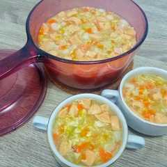 A picture of Sup jagung (menu diet).