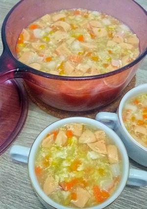 Foto resep Sup jagung (menu diet)