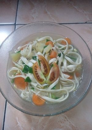 Foto resep Sup mie kolor..