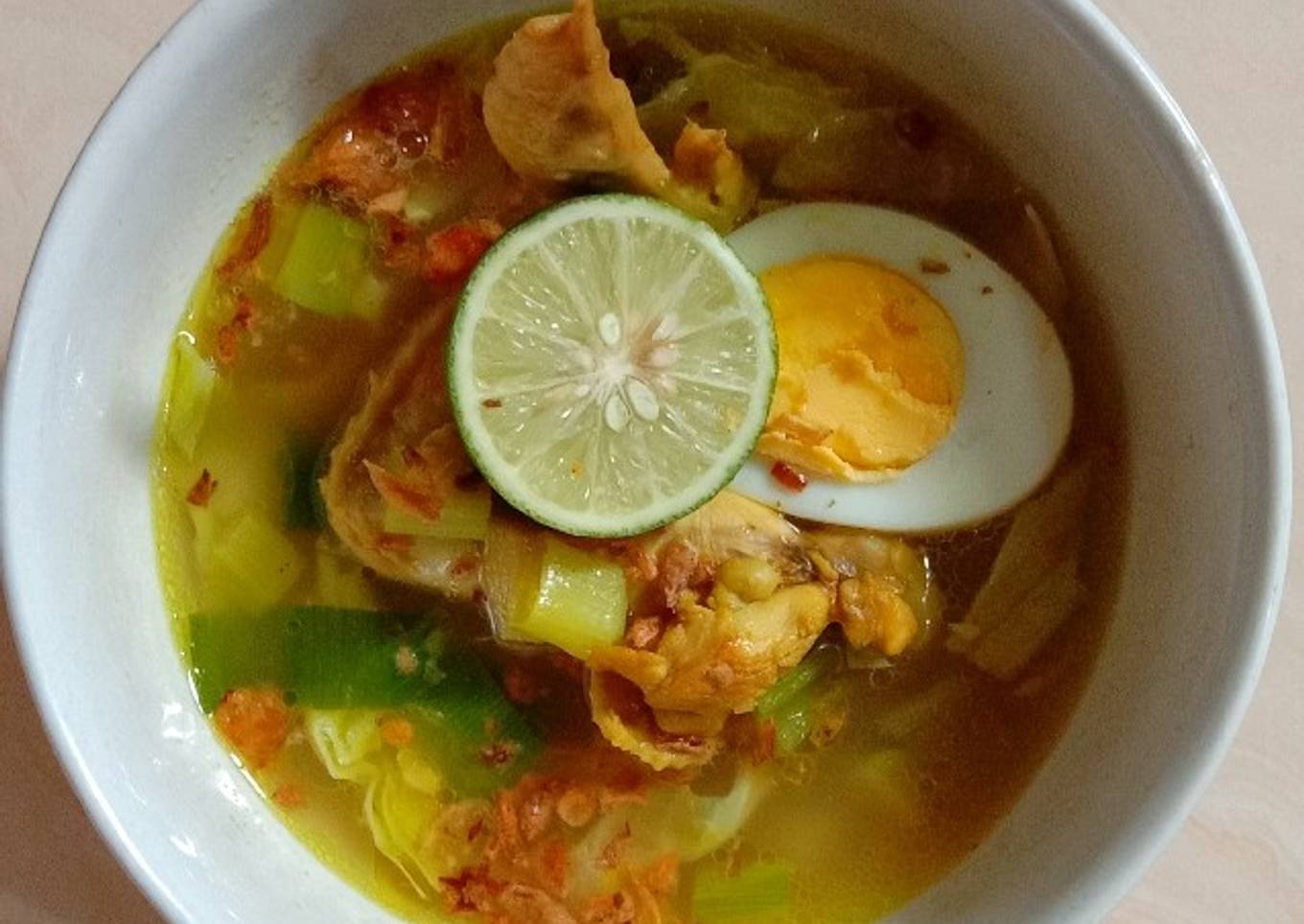 Soto Sayap Ayam Simple