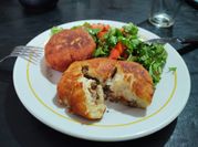 Una foto de guarnición para pollo