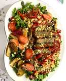 Salad 🥗 cải xoăn kale dâu tây 🍓