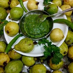 A picture of Guava ki chutney.