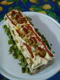 Pastel frío de pollo o sandwichón de pollo
