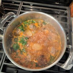 A picture of Albondigas Soup.