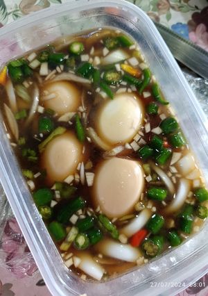 Foto resep Telur Rebus Rendam ala Korea
