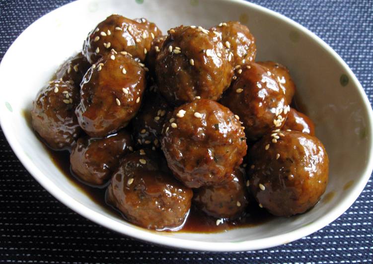 Step-by-Step Guide to Prepare Quick Super Quick Meatballs With Teriyaki Sauce