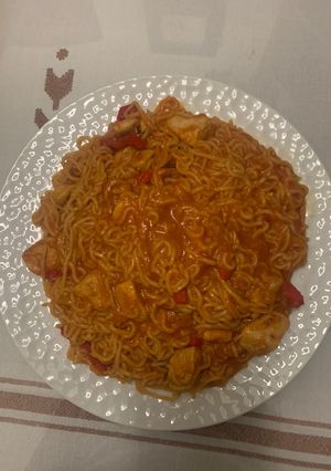 Φωτογραφία της συνταγής Noodles με κοτόπουλο