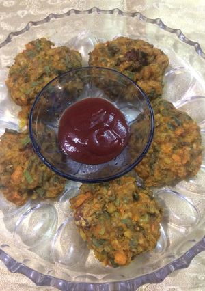A picture of Air fried stuffed kababs.