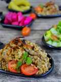 Mujadara with Bulgur
