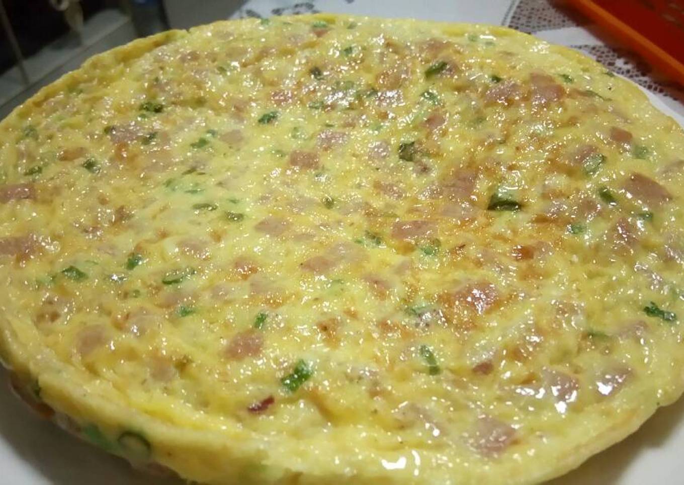 Telor Dadar Ham (non-halal)