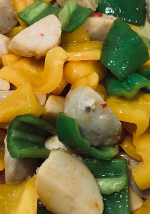 酸辣醬炒椒 的食譜成品照片