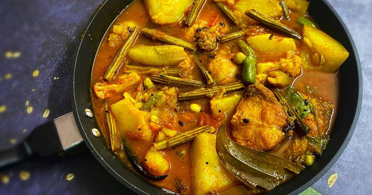 Fish Curry with Vegetables Recipe by ayndrila dutta Cookpad