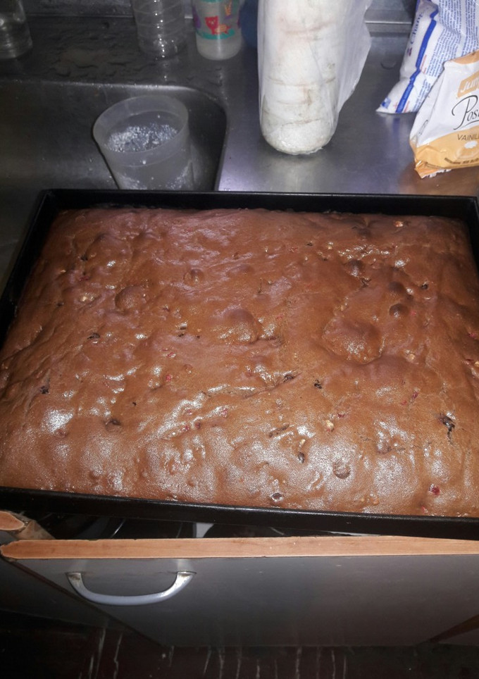 Una foto de Torta Budín de dulce de leche y cacao