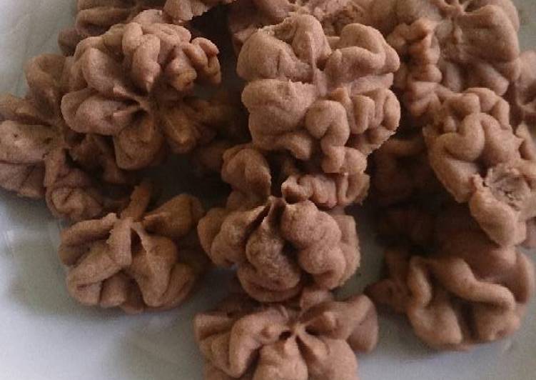 Resep Semprit coklat susu yang Menggugah Selera