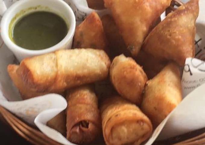 Kitchen Simmer: Chicken Samosa Egg Rolls