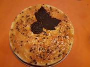 Una foto de mousse maracuya