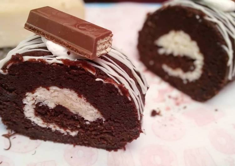 Roll Cake modified cake sisa