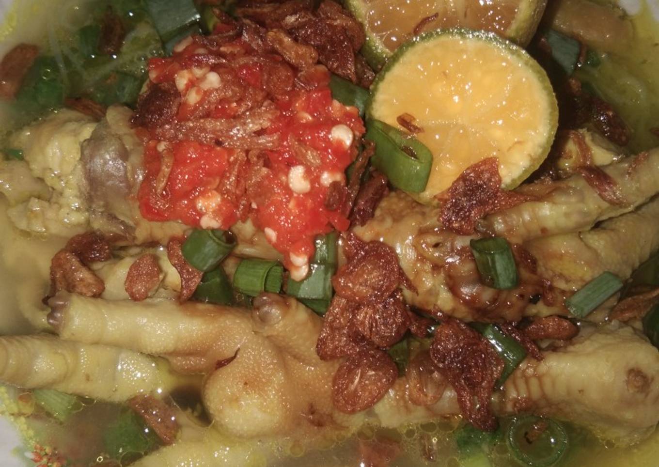 Soto Ceker Ayam Lamongan