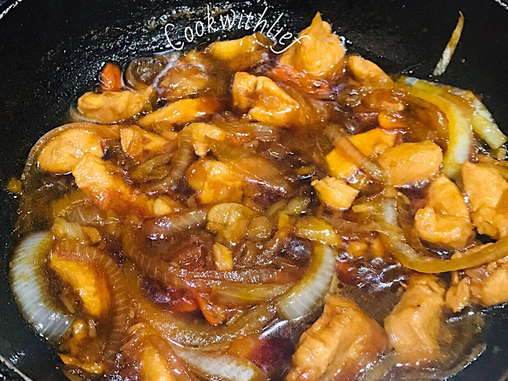 Resep Ayam Kecap Bawang Bombai🌼 Anti Gagal