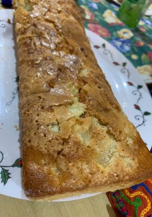 Una foto de Queque de pera 🍐 con canela ✨