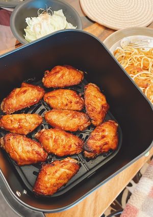 A picture of Air-Fried Korean Chicken Wings.